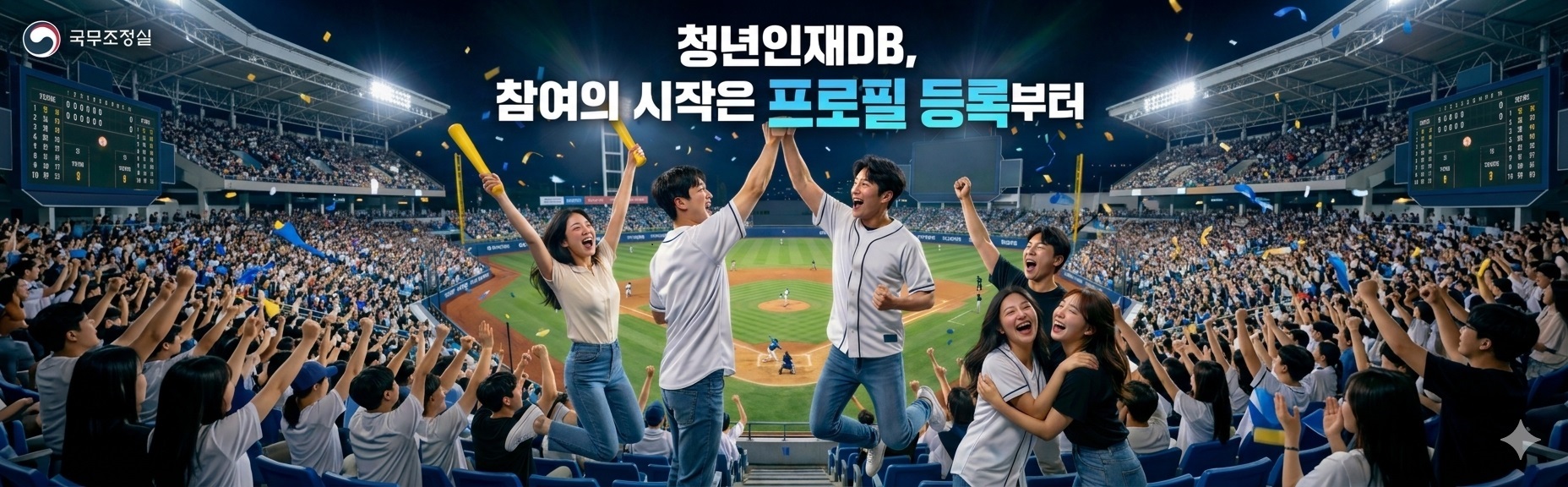 국무조정실 청년인재DB, 참여의 시작은 프로필 등록부터!! 프로필 등록부터
